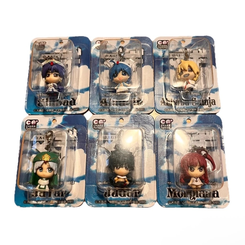 Magi: The Labyrinth of Magic Cara Fortune Complete Set Charms Megahouse Keychain
